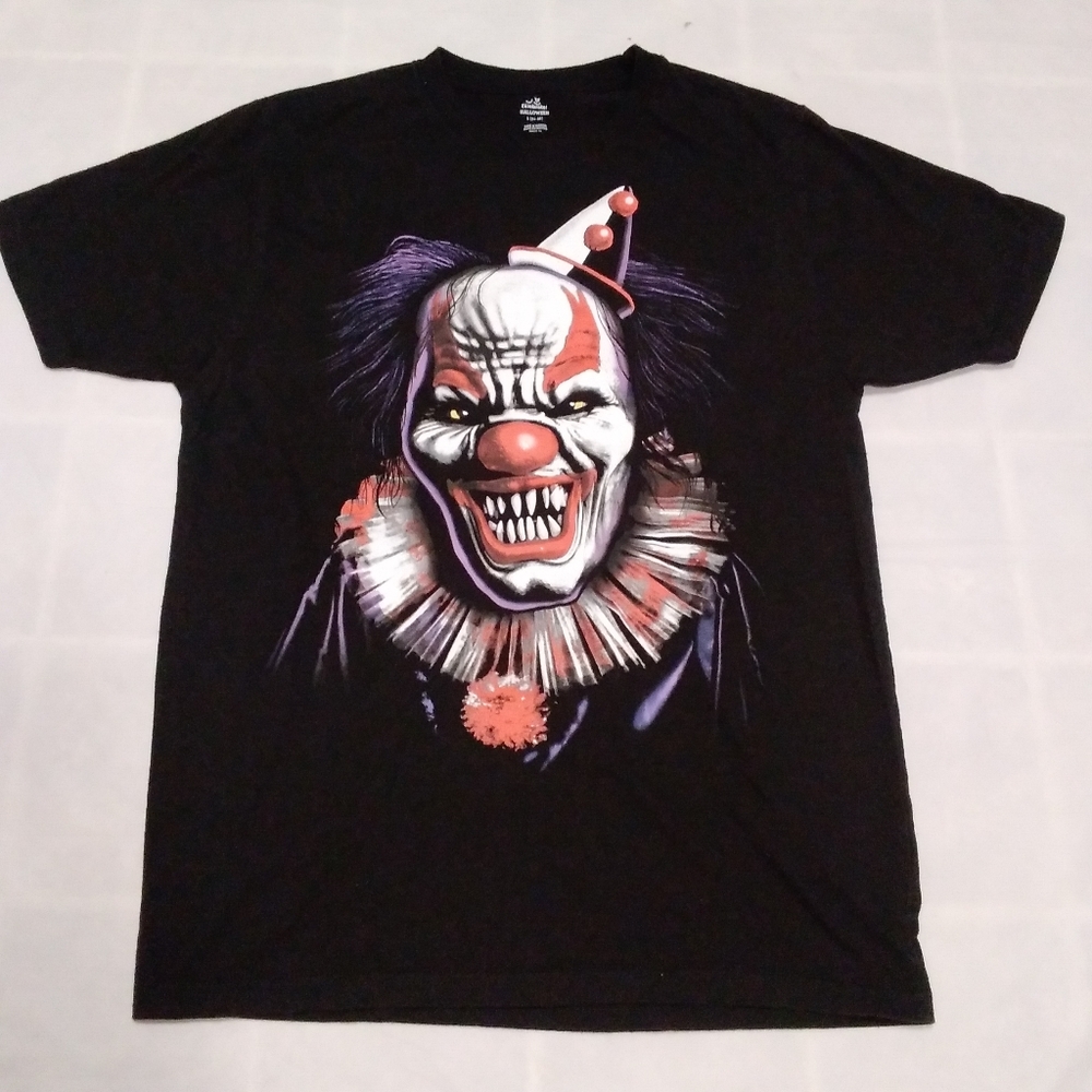 Celebrate! Halloween Creepy Scary Evil Clown Men's Small